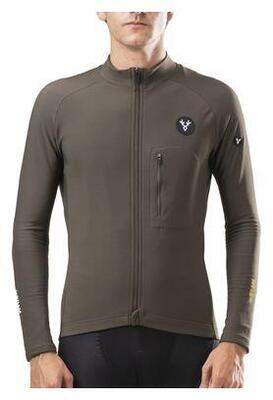 Lebram training thermische trui lange mouw khaki groen