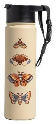 United By Blue Borraccia Isolata 650 ml Sabbia/Farfalle