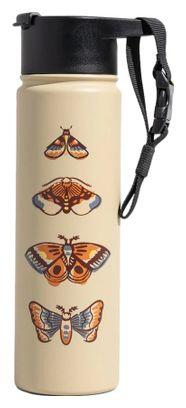 United By Blue Borraccia Isolata 650 ml Sabbia/Farfalle