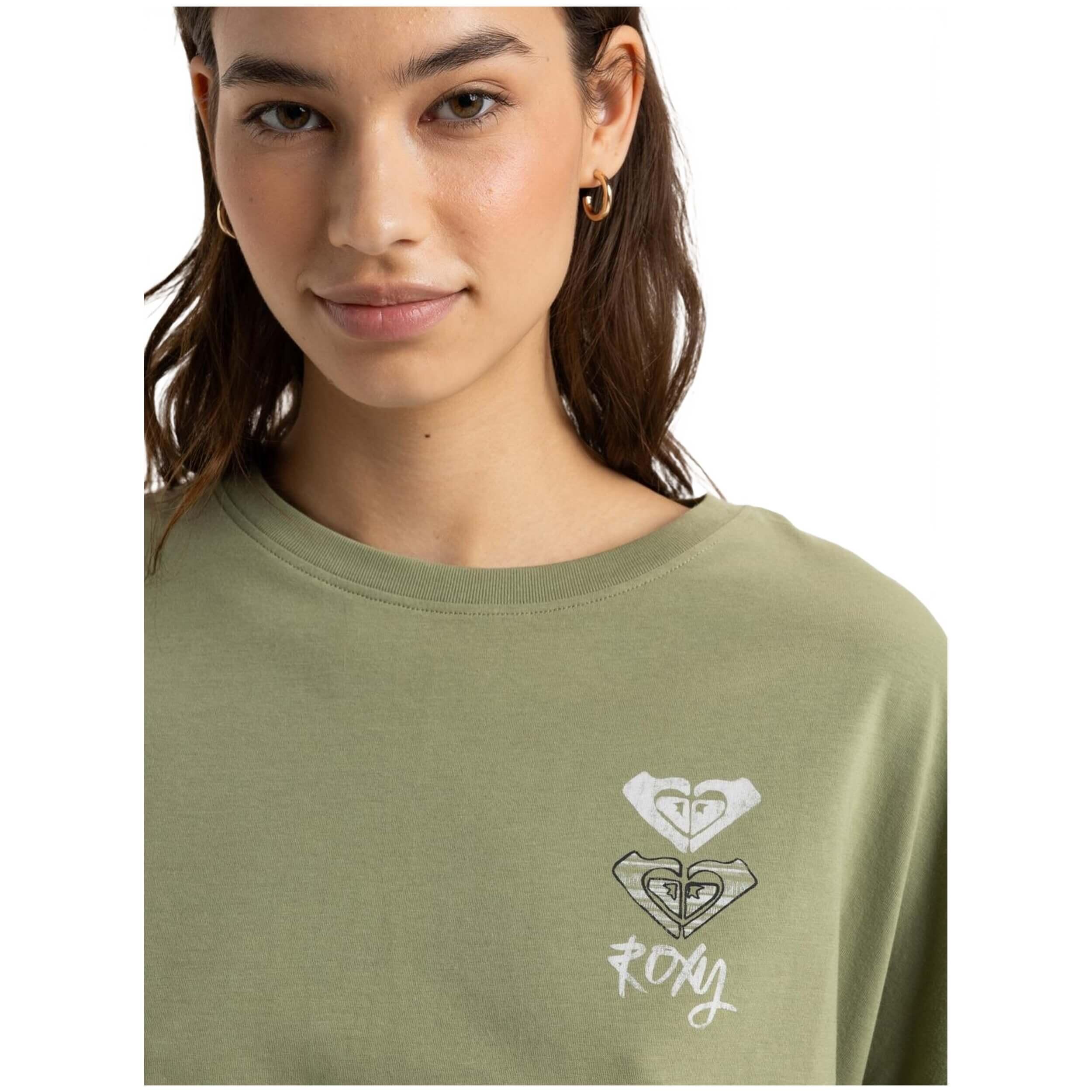 Maglia a maniche lunghe Roxy modello ERJZT05820-GLD0 per donne 3/5