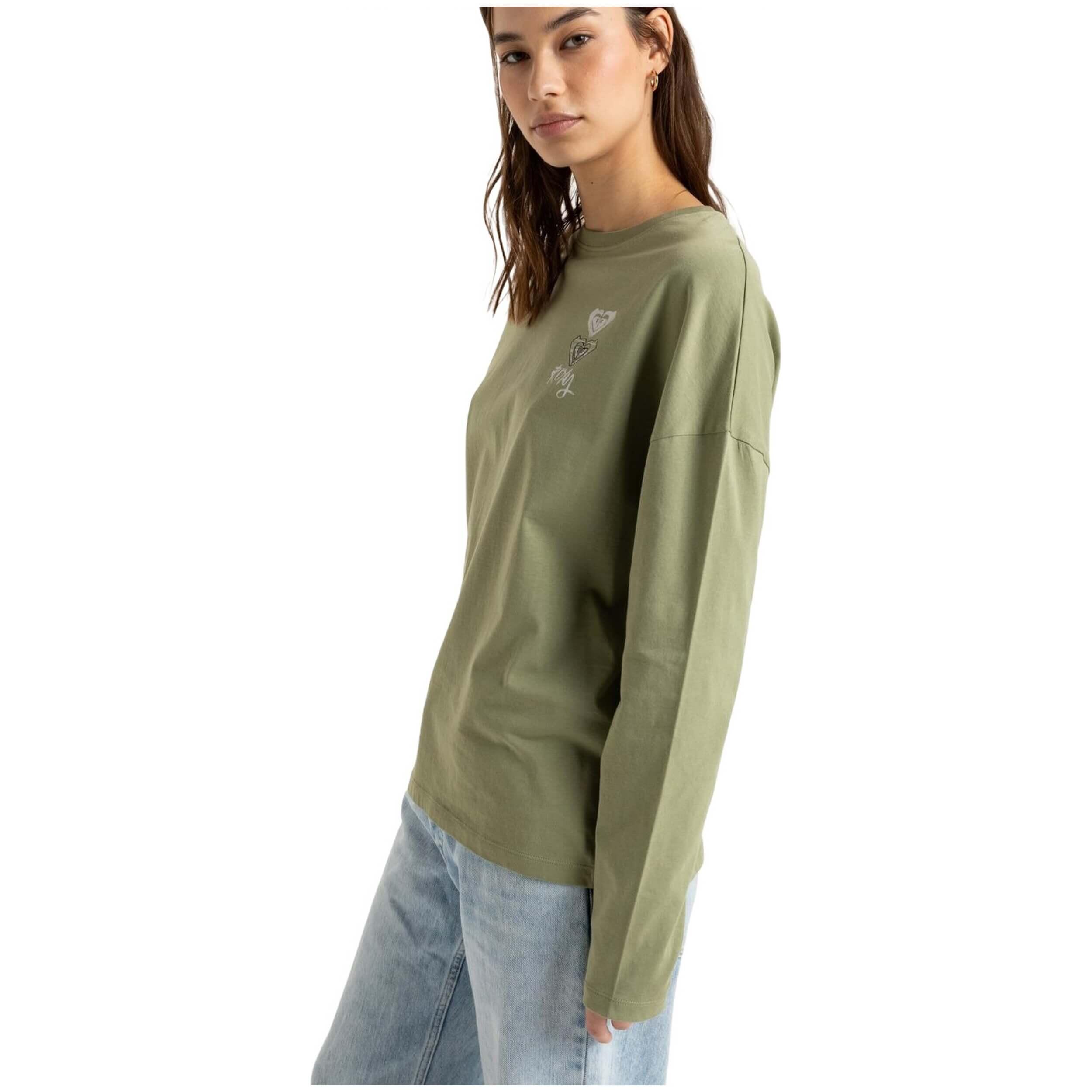 Maglia a maniche lunghe Roxy modello ERJZT05820-GLD0 per donne 2/5