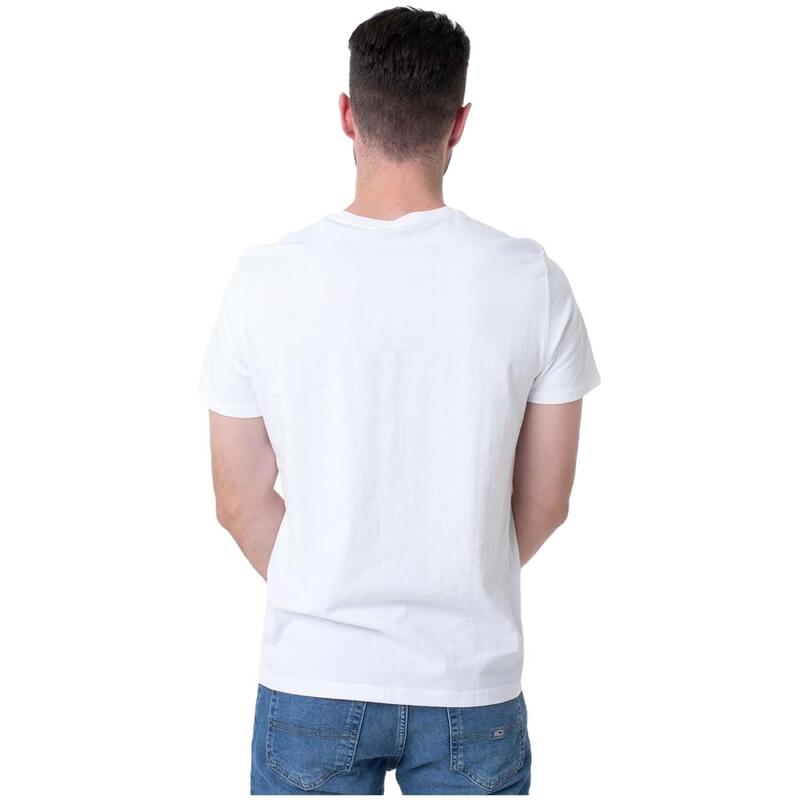 T-shirt Wrangler Homme Blanc - Taille M, Coton, Neuf Avec étiquettes