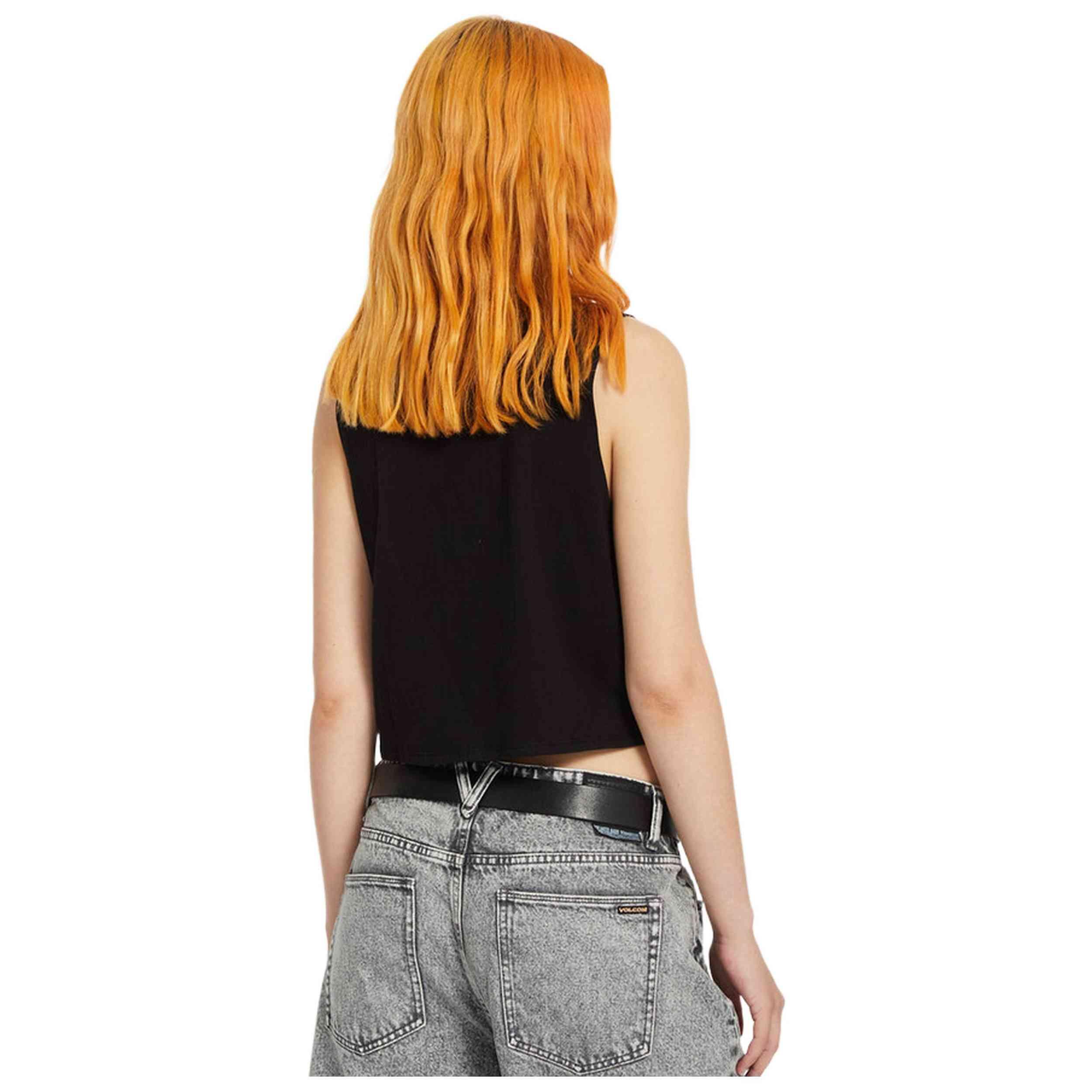 Camiseta de tirantes Volcom modelo B4512501-BLK para mujer 3/3