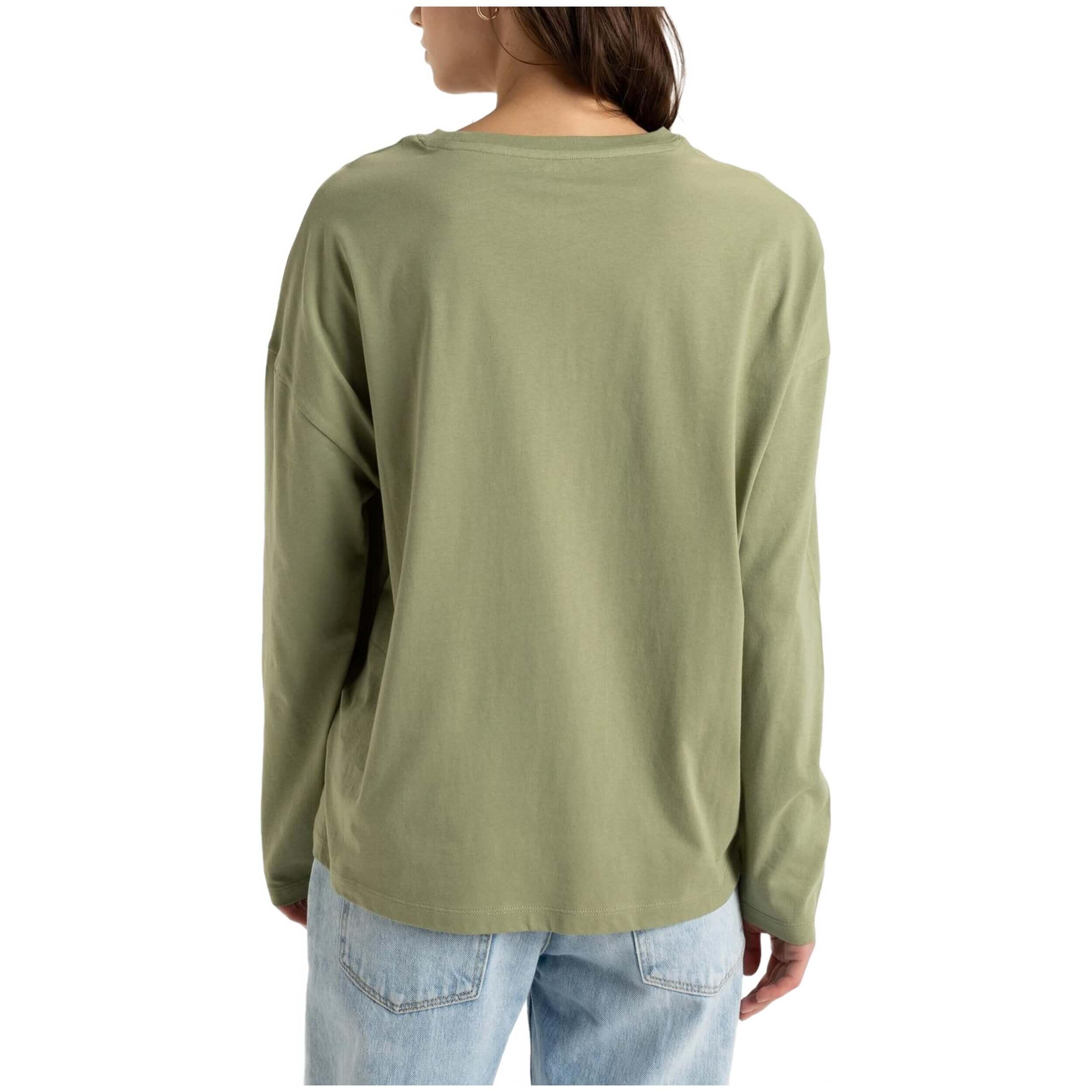 Maglia a maniche lunghe Roxy modello ERJZT05820-GLD0 per donne 5/5