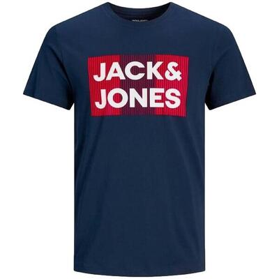 T-shirt met korte mouwen jack&jones model 12151955-navy voor mannen