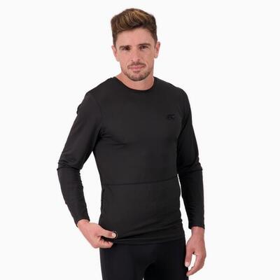 Aangepaste verwarmde t-shirt heren wandelen warm long