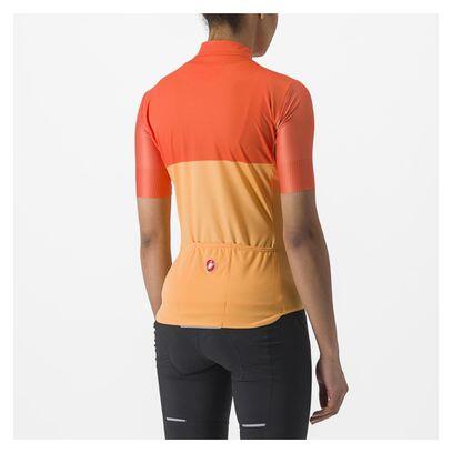Maglia Castelli Velocissima donna a manica corta arancione 2/5