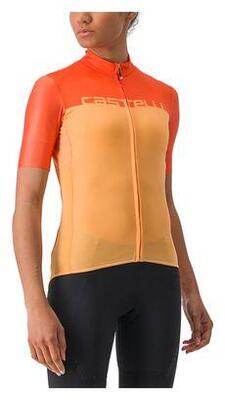 Maglia Castelli Velocissima donna a manica corta arancione