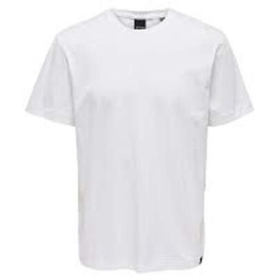 T-shirt met korte mouwen only & sons model 22025208-white voor mannen