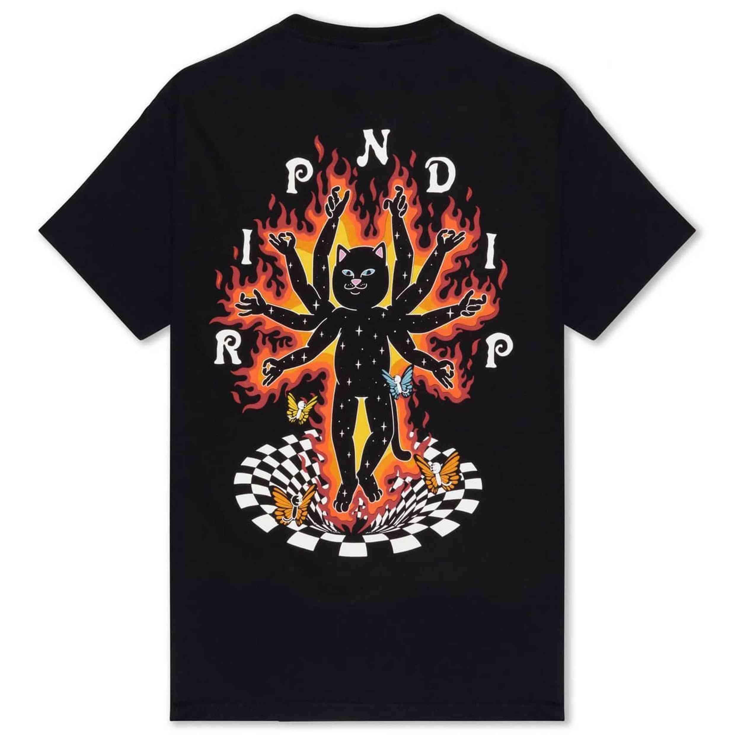 Maglia a maniche corte Ripndip modello TSRIPNERSY-BLA per uomini 2/2