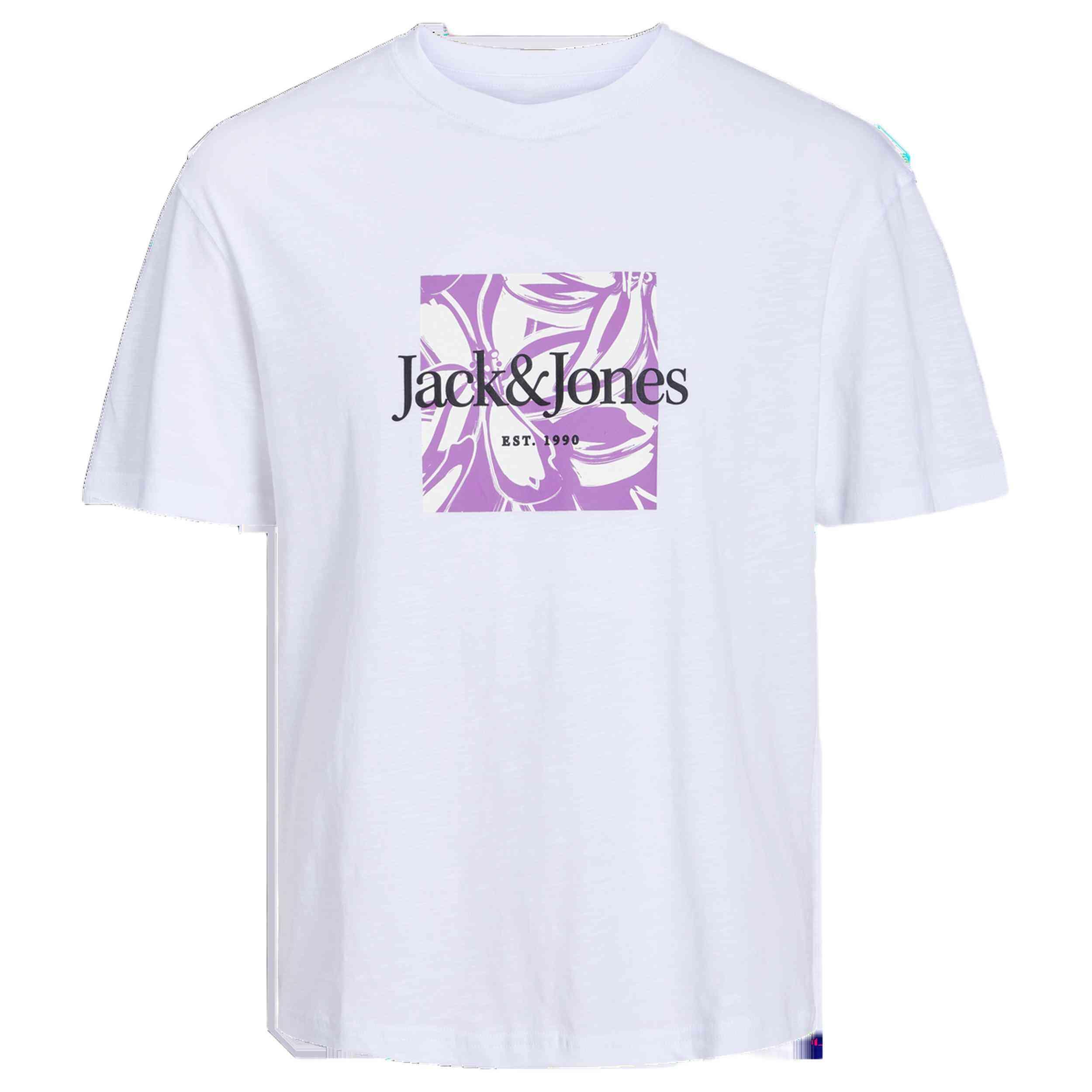 T-shirt Jack&jones modèle 12250436-WHITE pour homme 3/5