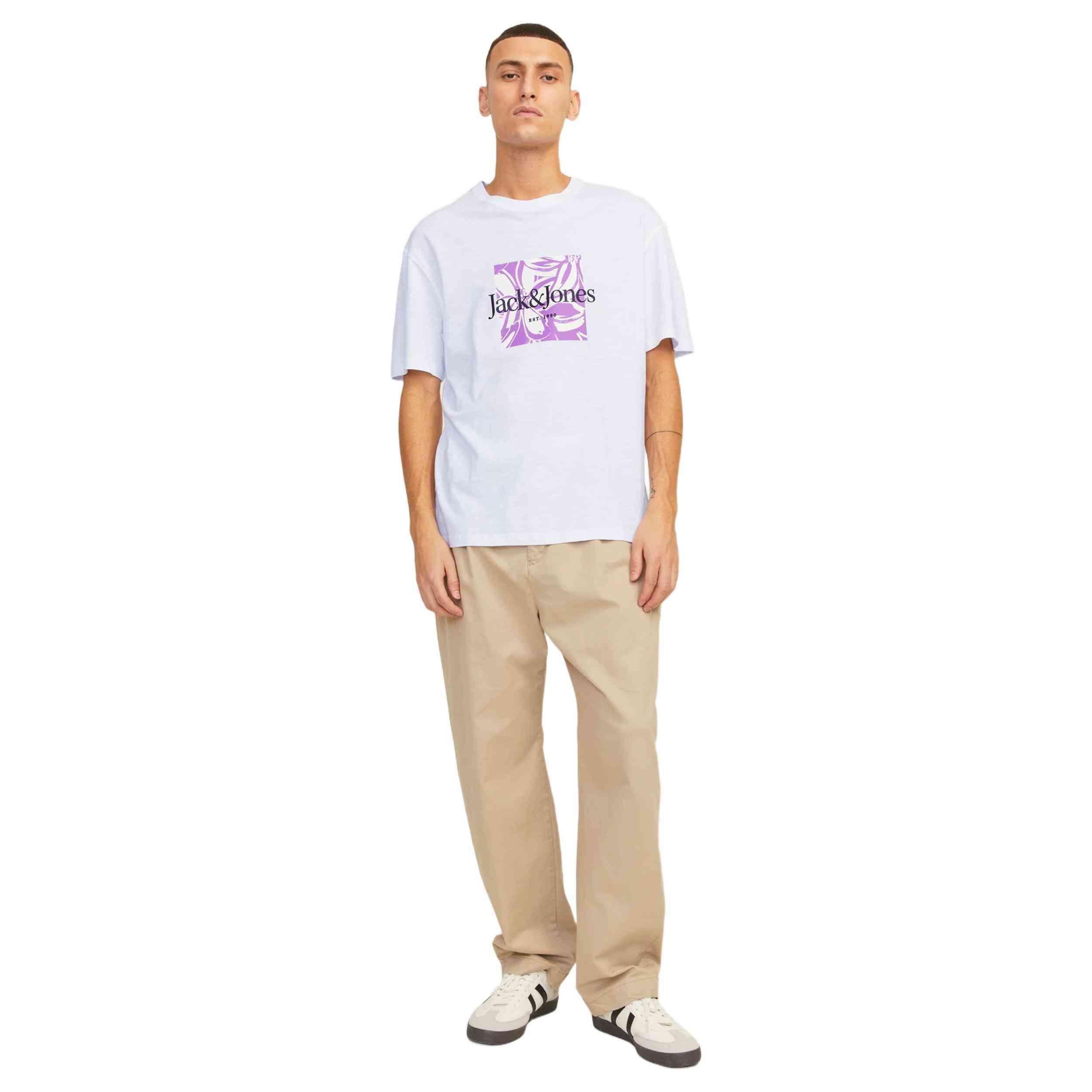 T-shirt Jack&jones modèle 12250436-WHITE pour homme 4/5