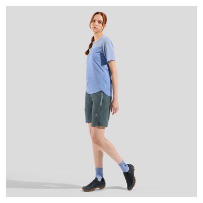 Short Vélo Femme Odlo – Bleu/blanc, XS, Avec Lettre Intérieure, Neuf étiquettes