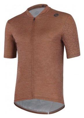 Maillot Manches Courtes Gravel MB Wear Nature Marron