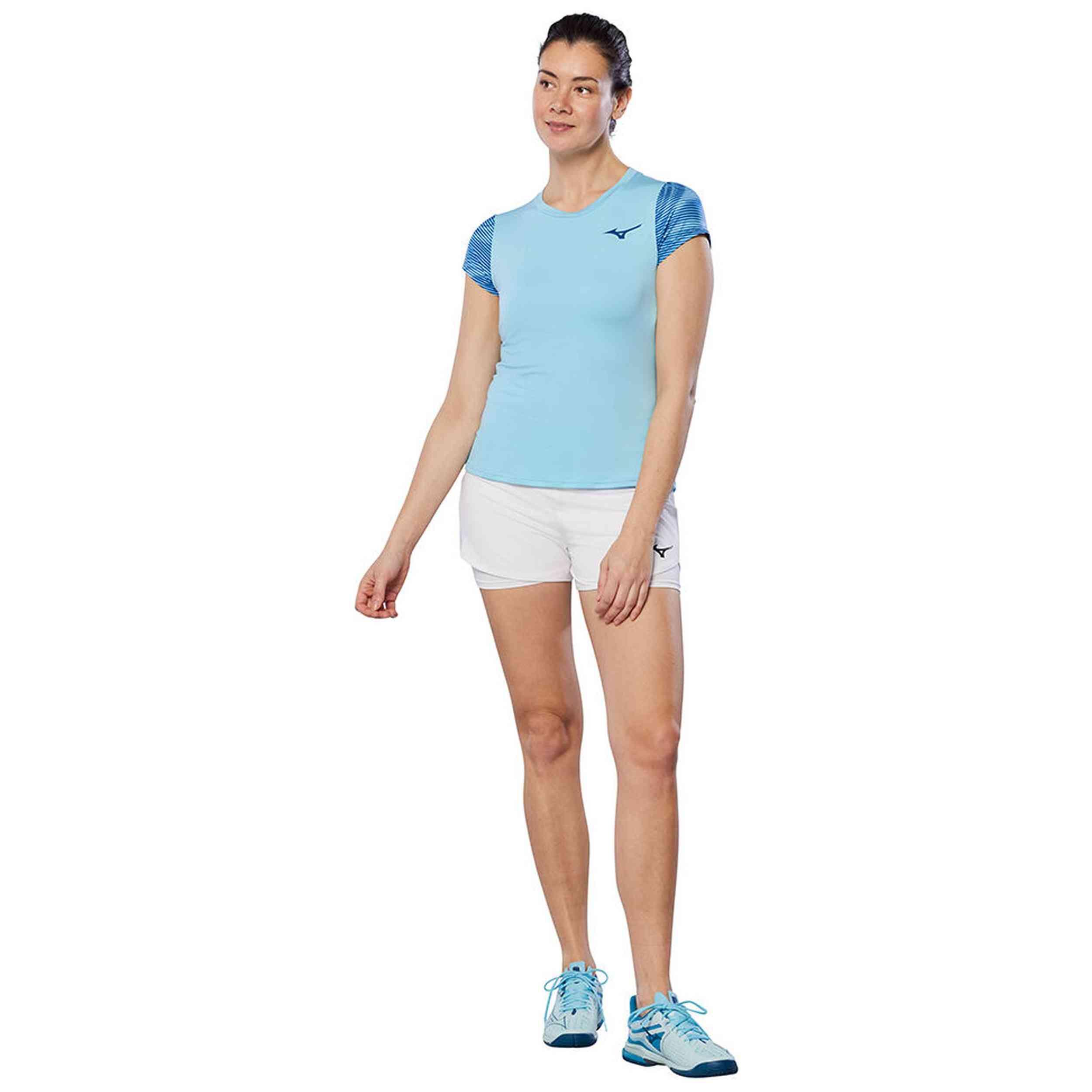 Maglia a maniche corte Mizuno modello 62GAB20119 per donne 4/4