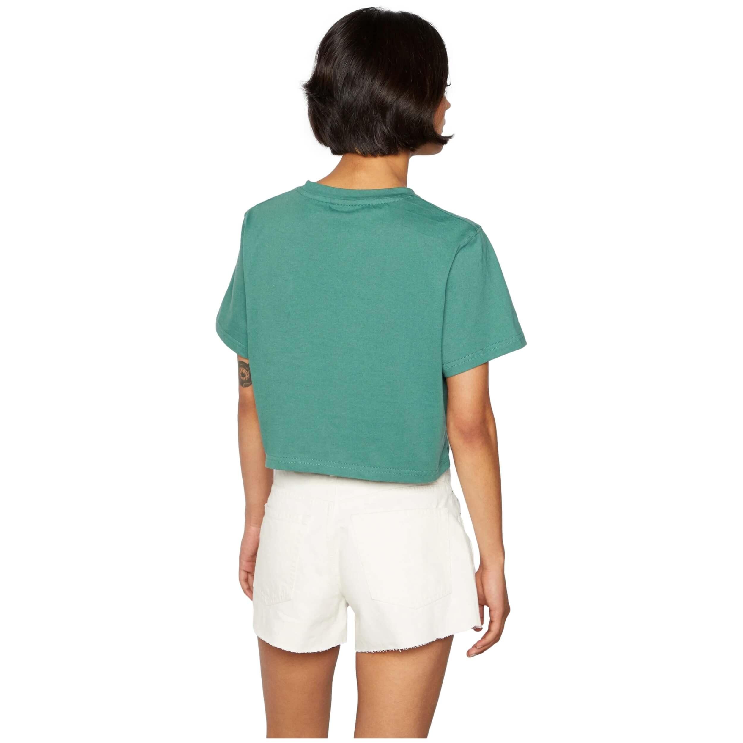 T-shirt Ellesse modelo SGP15916-GREEN para mulheres 3/4