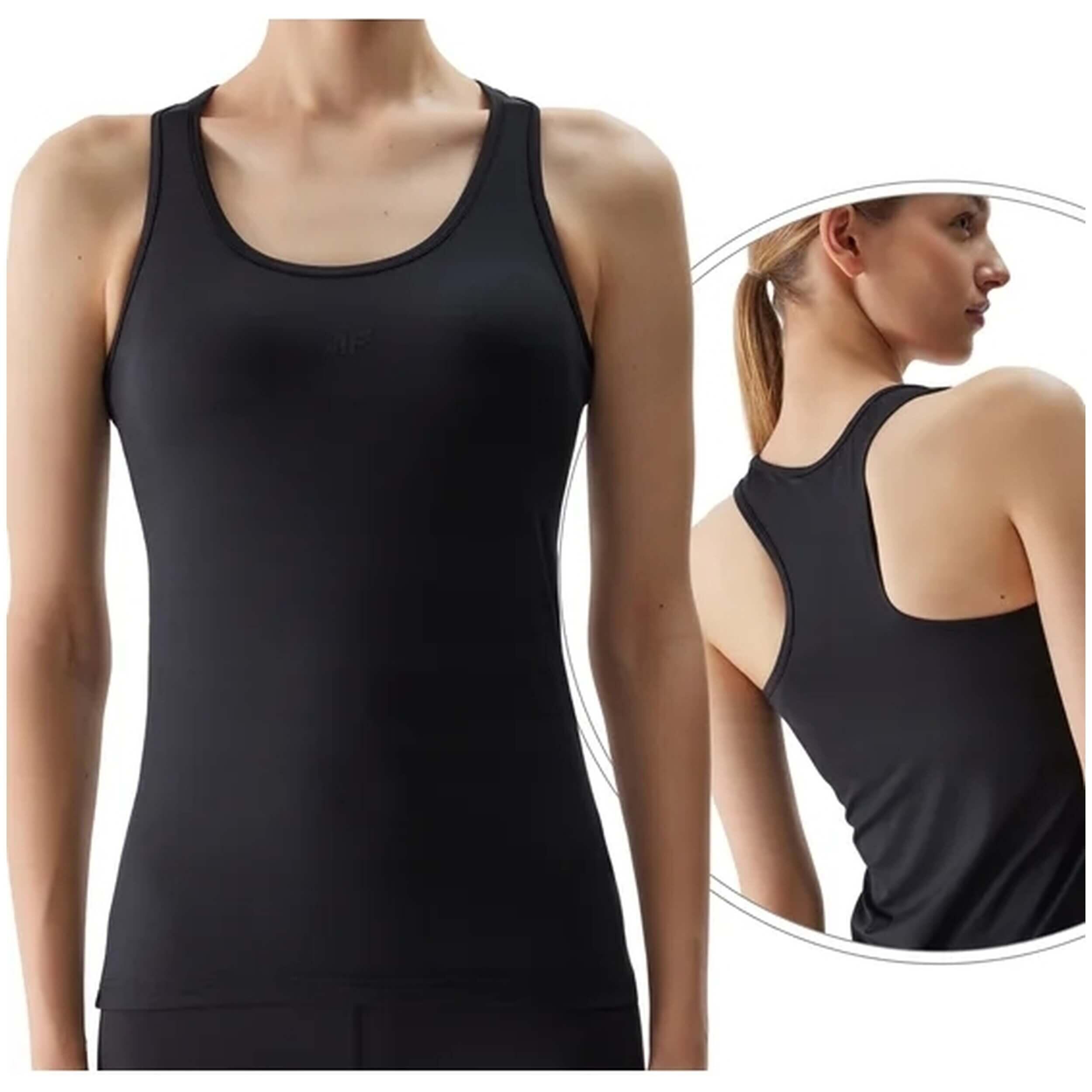 Camiseta regata 4f modelo 4FWSS24TFTSF605-20S para mulheres 3/4