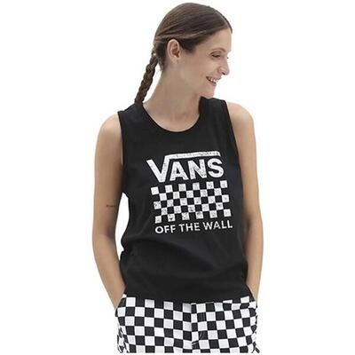 Tanktop vans model vn00050ublk1-vnblk voor vrouwen