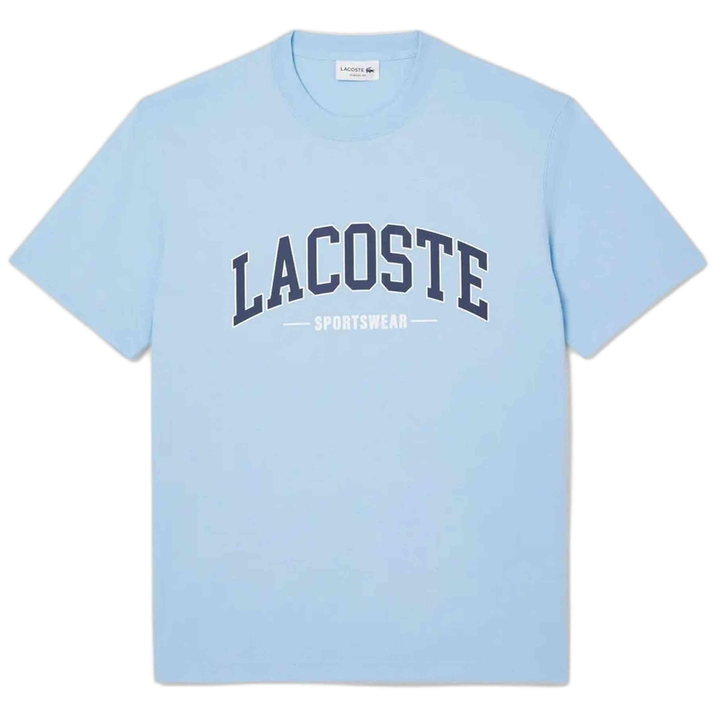 Camiseta de manga corta Lacoste modelo TH6565-HBP para hombre 3/5