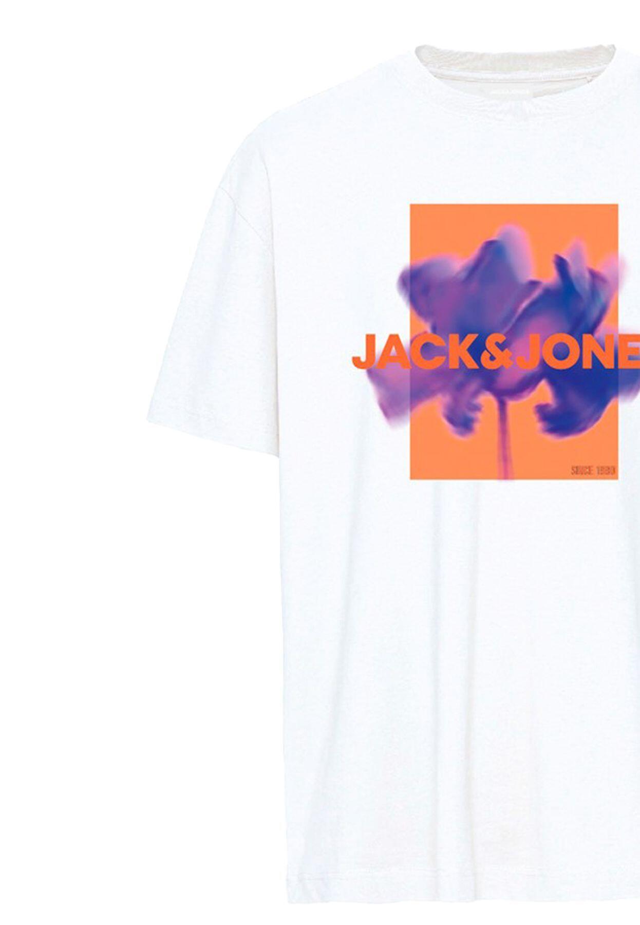T-shirt uomo jack&jones bianco 3/3
