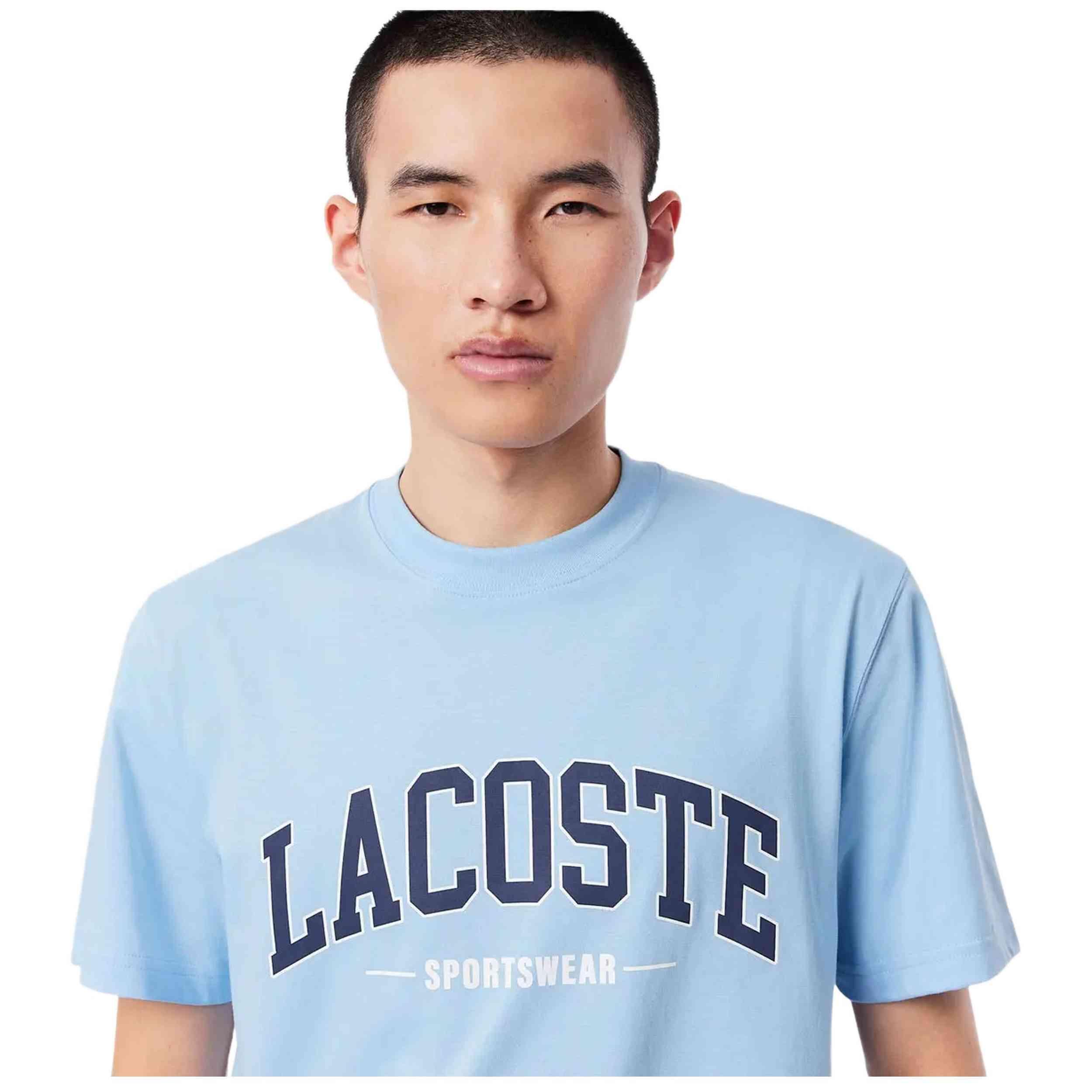 Camiseta de manga corta Lacoste modelo TH6565-HBP para hombre 2/5