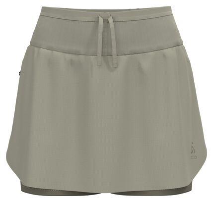 Jupe-Short Odlo X-Alp Trail Gris Clair Femme