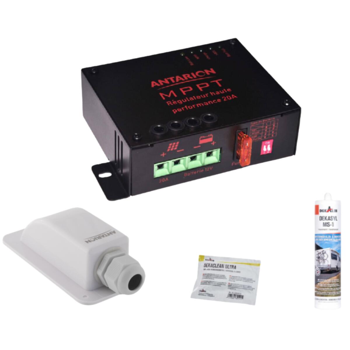 ANTARION KIT Panneau Souple 220W + Régulateur MPPT 20A + Câble 5m 3/3
