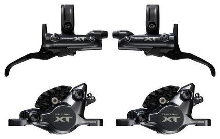 Shimano Deore XT XC BL-M8200/BR-M8200 Juego de frenos de disco de 2 pistones (si