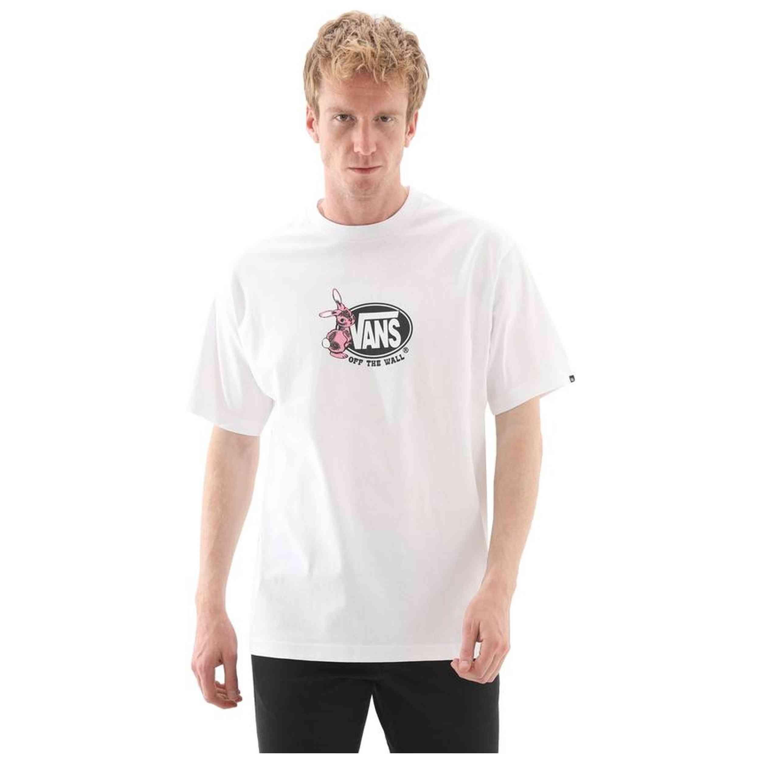 Vans - T-shirt Vans Modèle Vn000q21wht1 Pour Homme - T-shirt Manches Courtes - Blanc - Decathlon