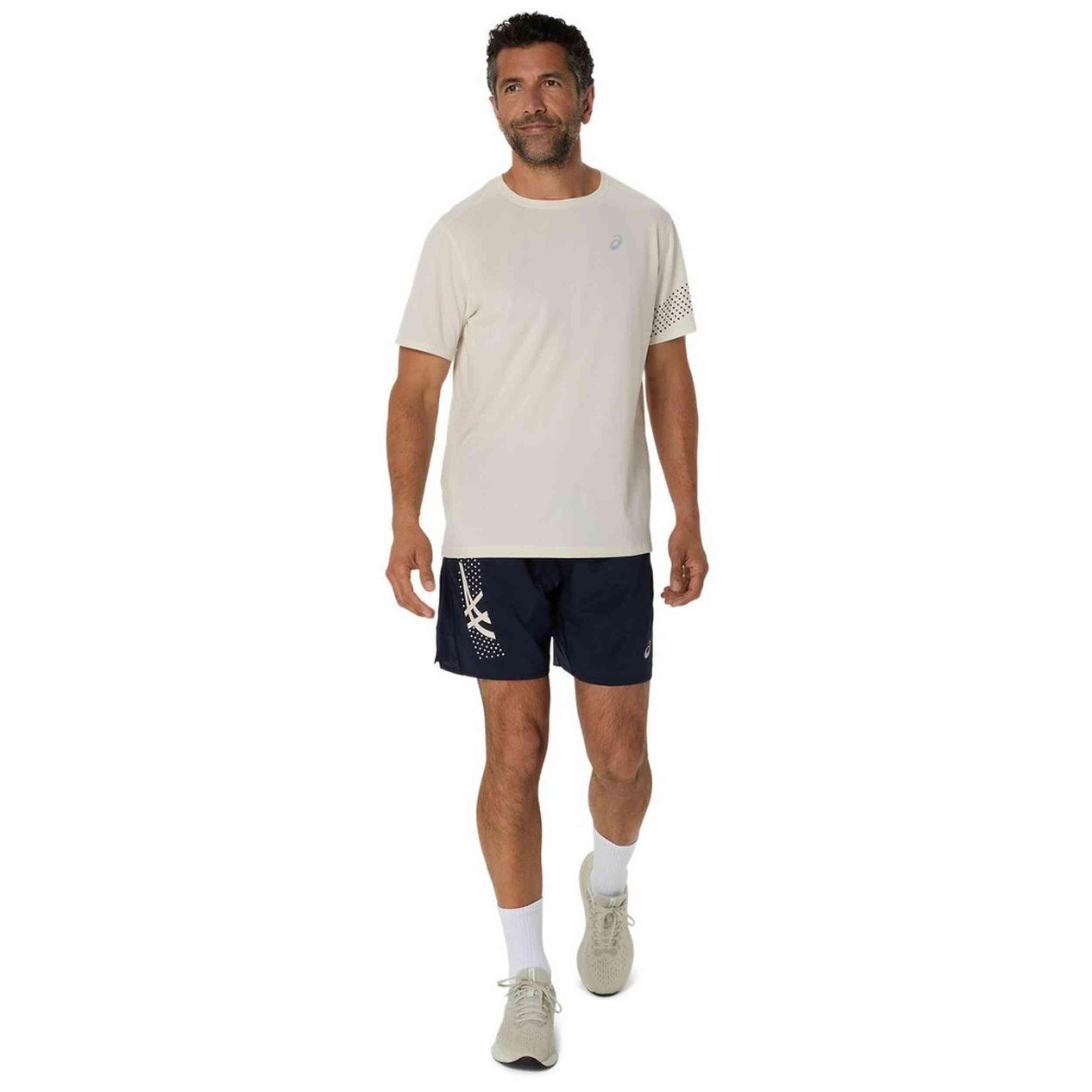 T Shirts Hemden Herren - ASICS Icon  SS Top - Birch 5/5