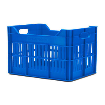 Urbanproof fietskrat 30l rpet blauw — mik & avs compatibel.