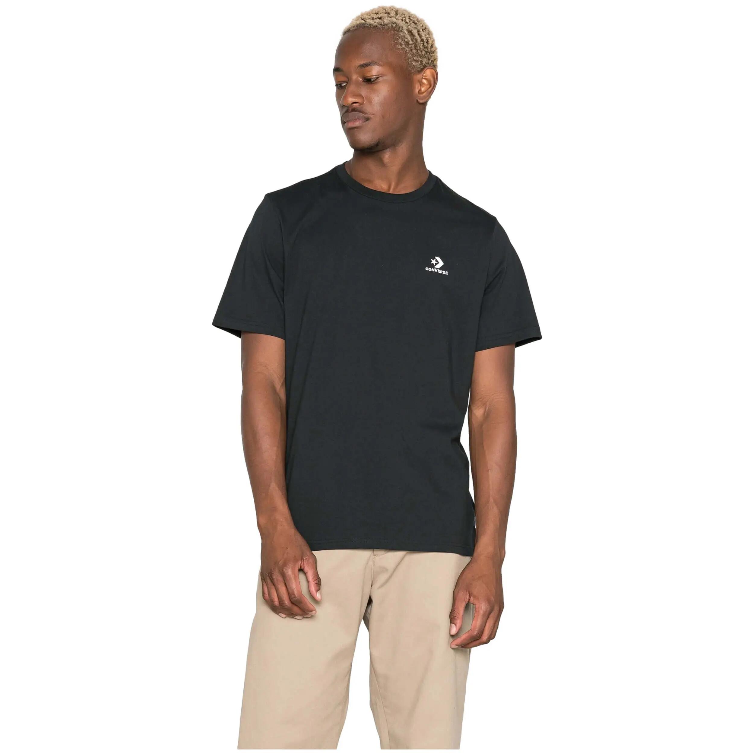 T-shirt Converse modèle 10023876-A02 pour unisexe 2/5