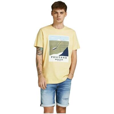 T-shirt met korte mouwen jack&jones model 12210009-yellow voor mannen