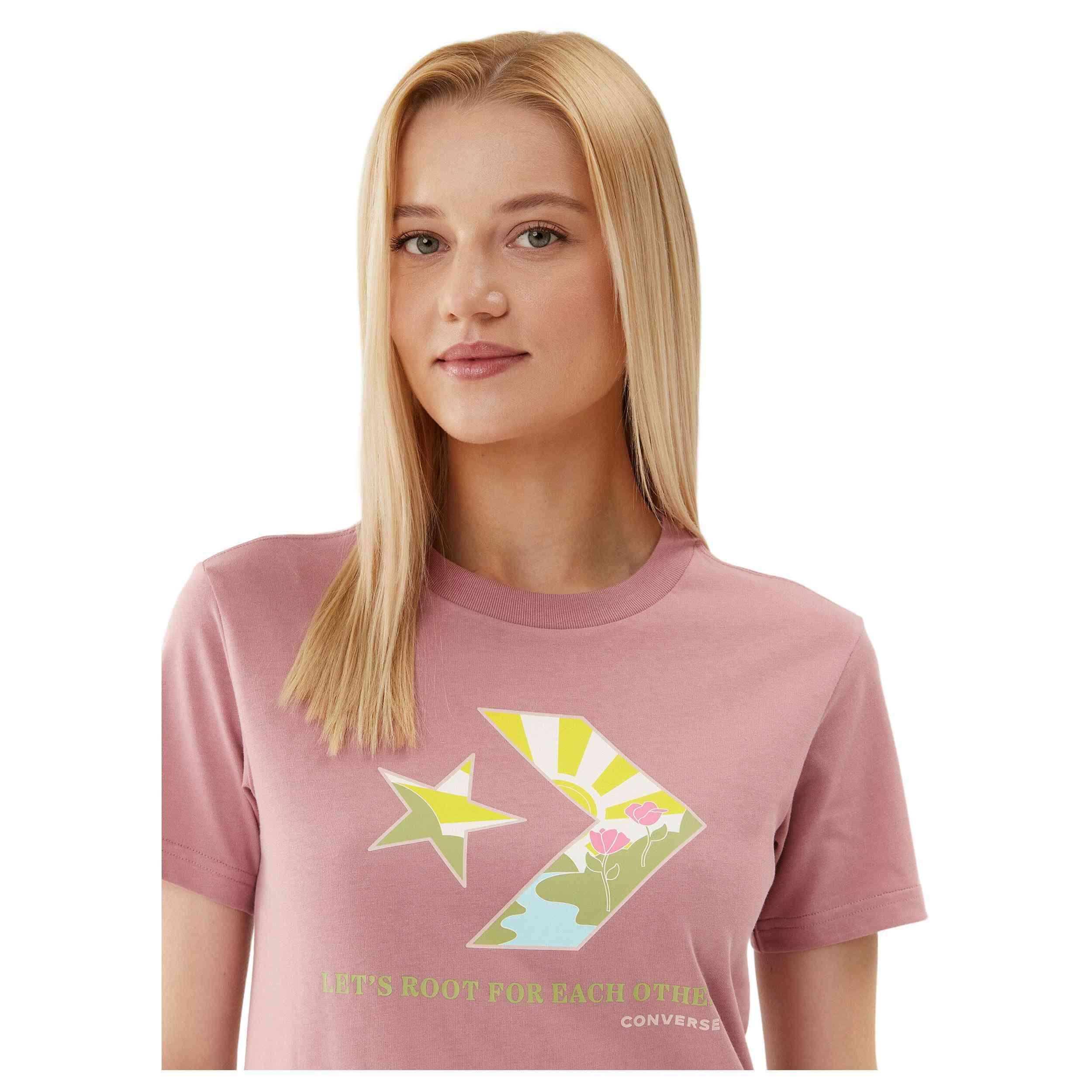 T-shirt Converse modelo 10025214-A03 para mulheres 4/4
