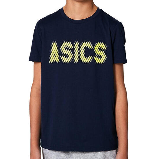 T-shirt Bleu Marine Garçon Asics GPX