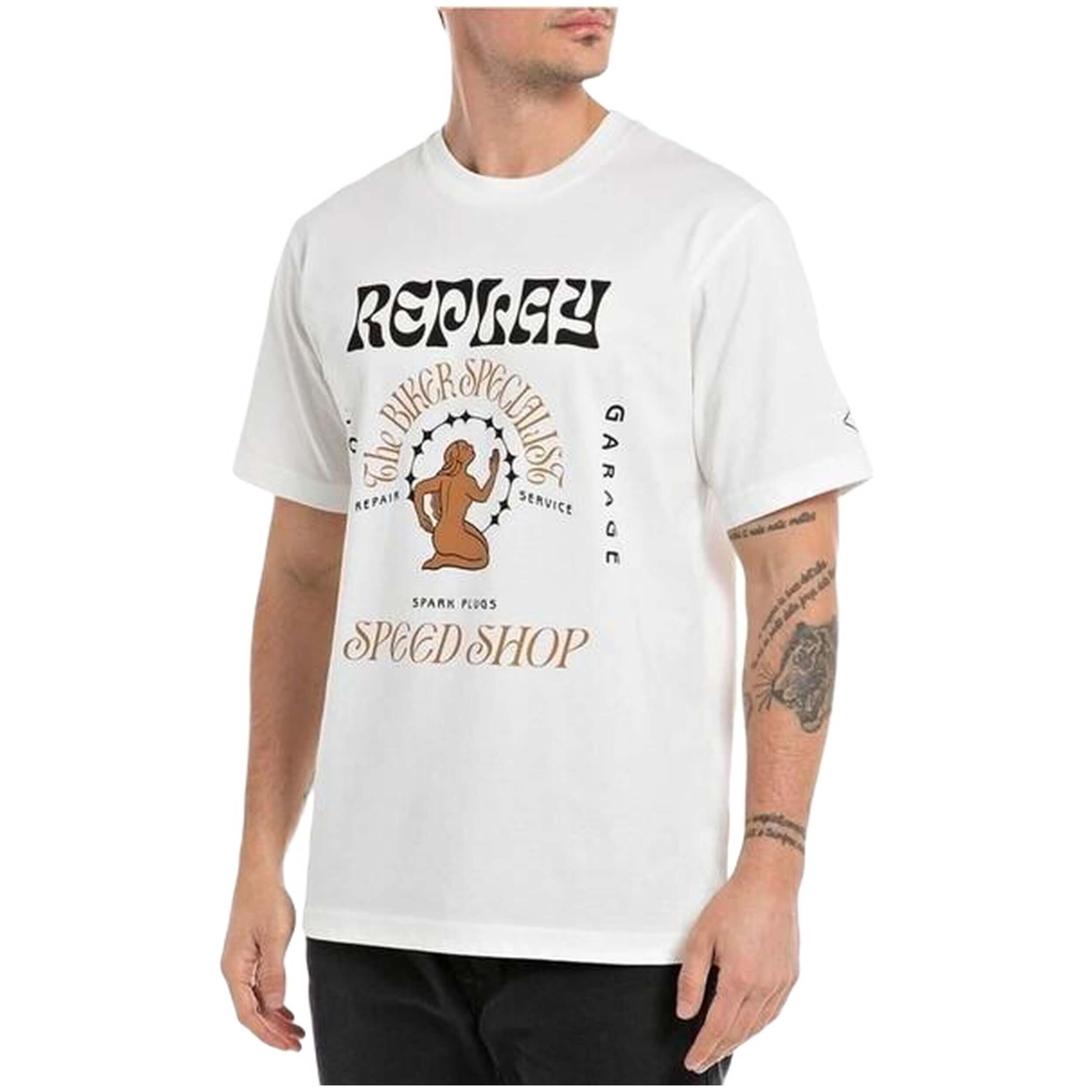 Camiseta de manga corta Replay modelo M66952660011 para hombre 2/3