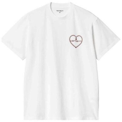 T-shirt met korte mouwen carhartt wip model i034655-wht voor mannen