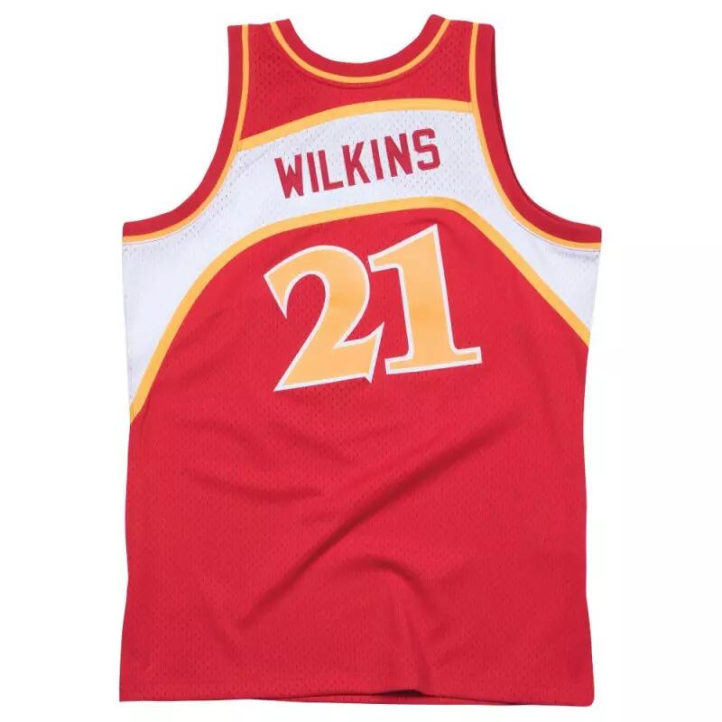 Maillot NBA Dominique Wilkins Atlanta Hawks 1986-87 Mitchell & ness Hardwood Cla 2/4