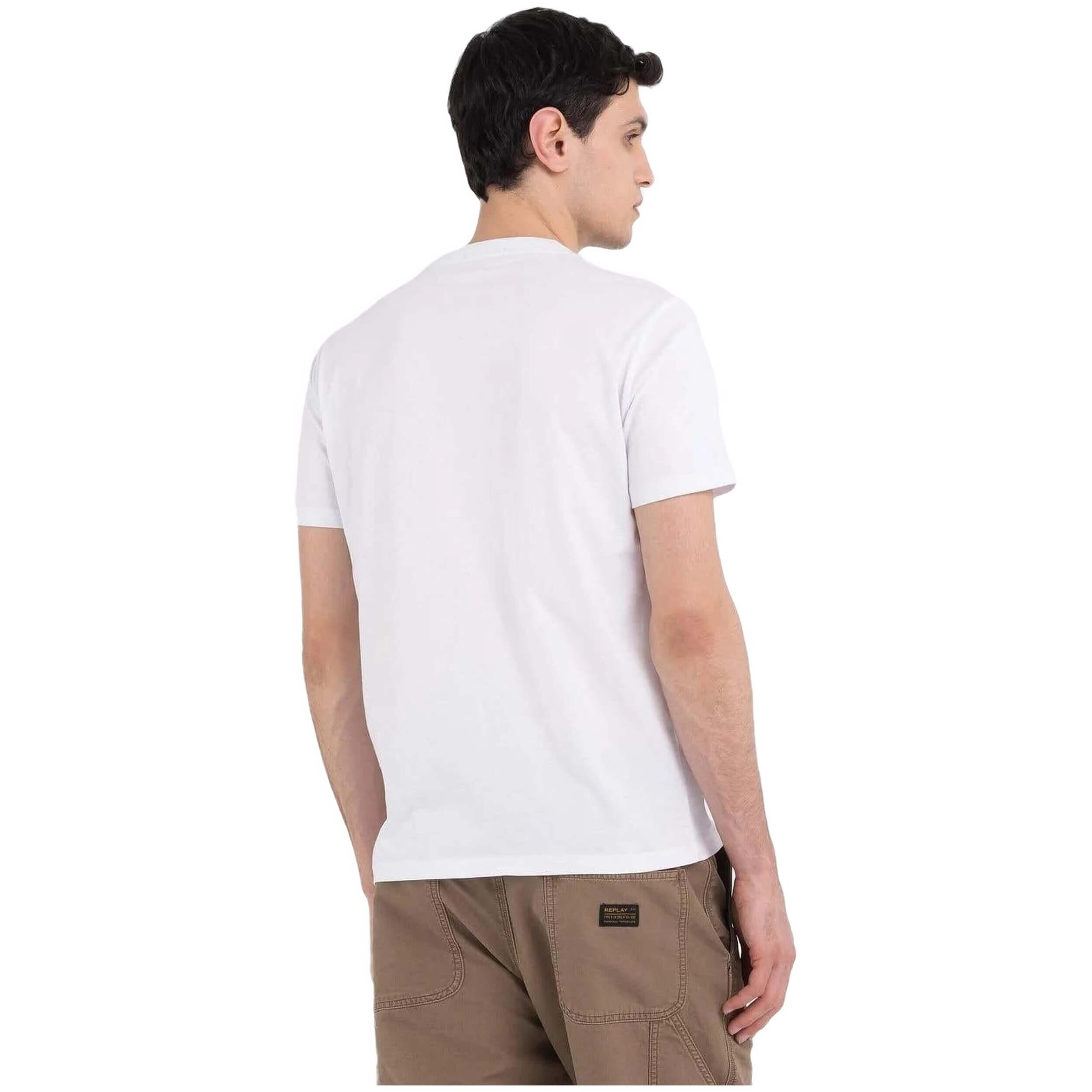 Camiseta de manga corta Replay modelo M66432660001 para hombre 3/5