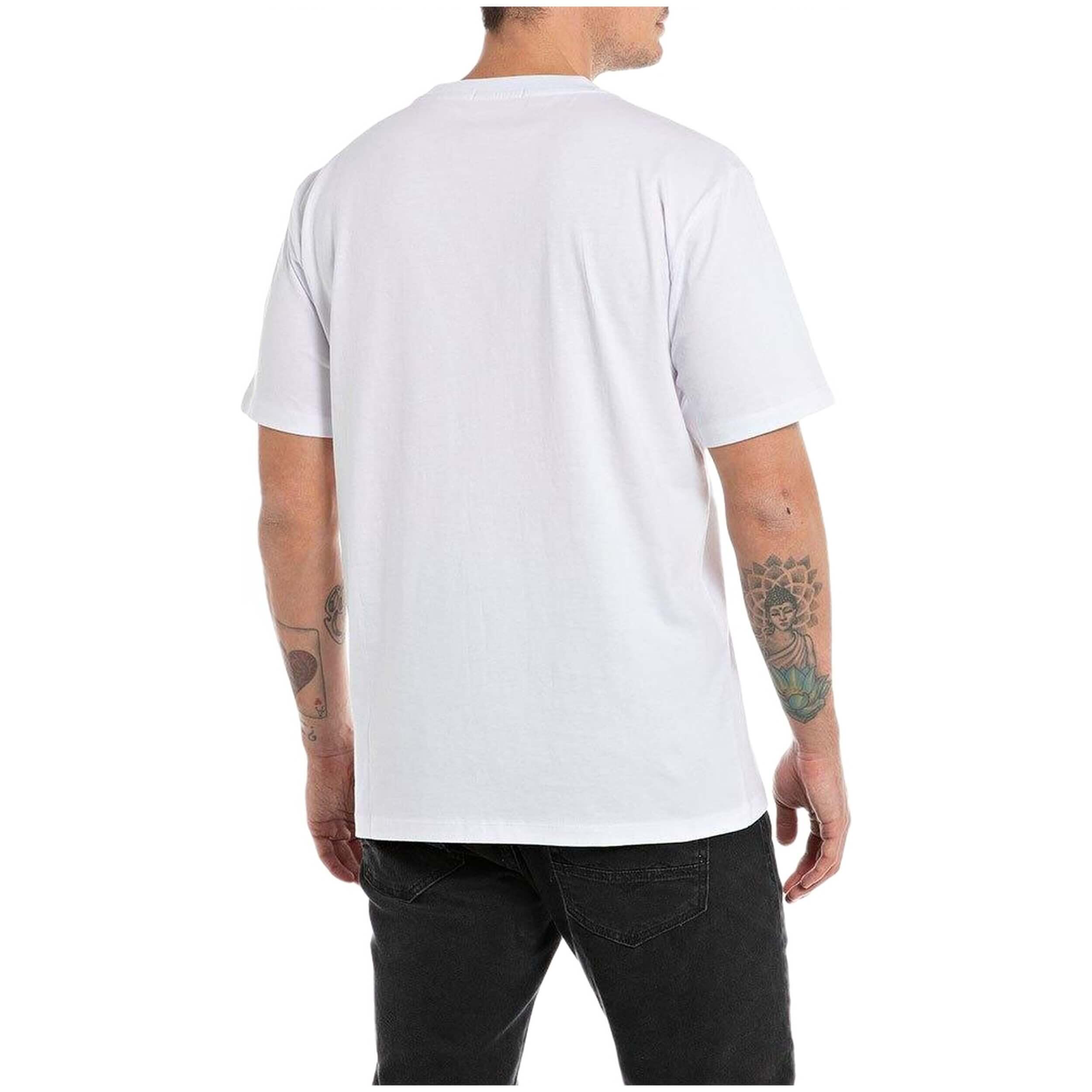 Maglia a maniche corte Replay modello M66490002660001 per uomini 2/4