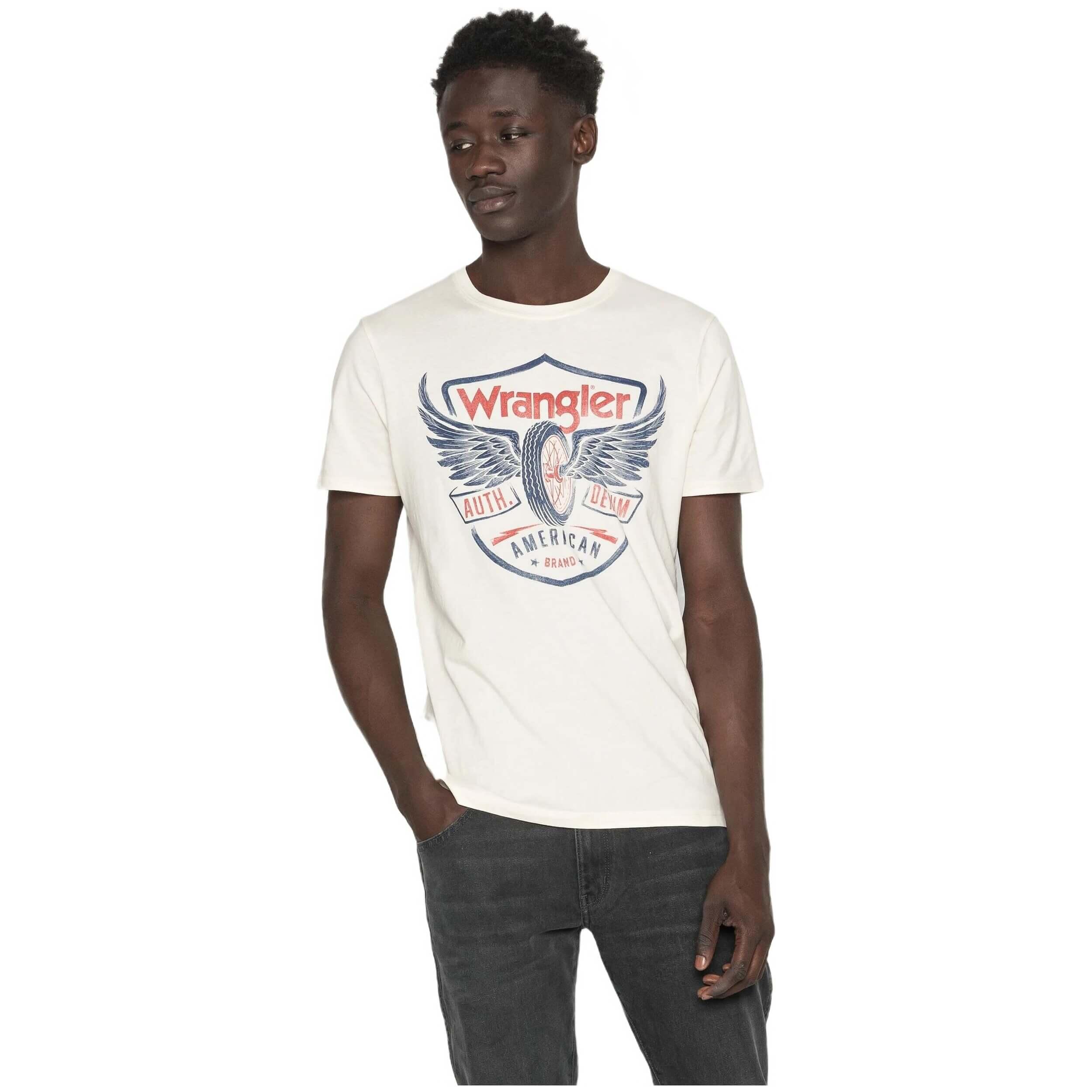 T-shirt Wrangler modelo W7J0D3C1100 para homem 2/5