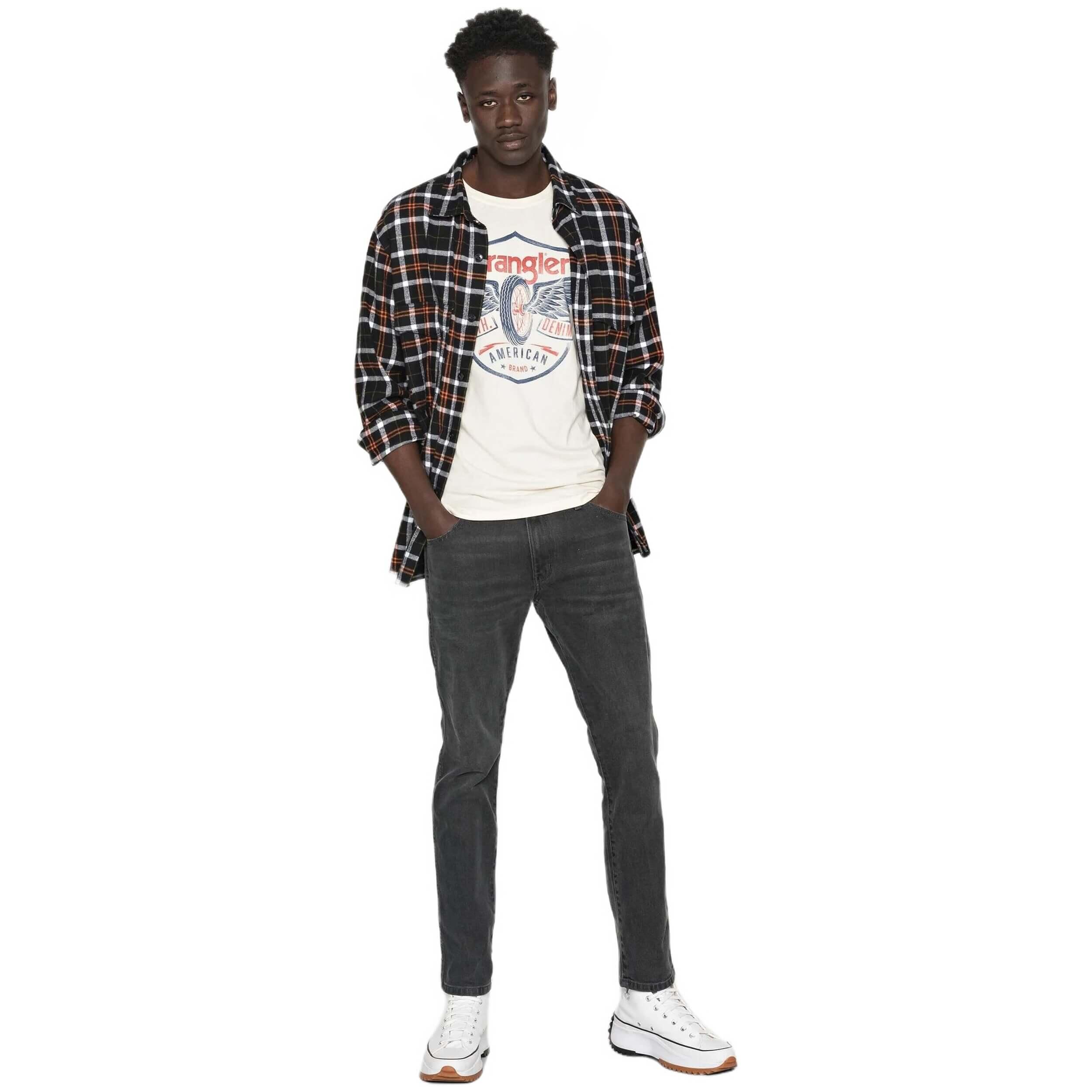 T-shirt Wrangler modelo W7J0D3C1100 para homem 4/5
