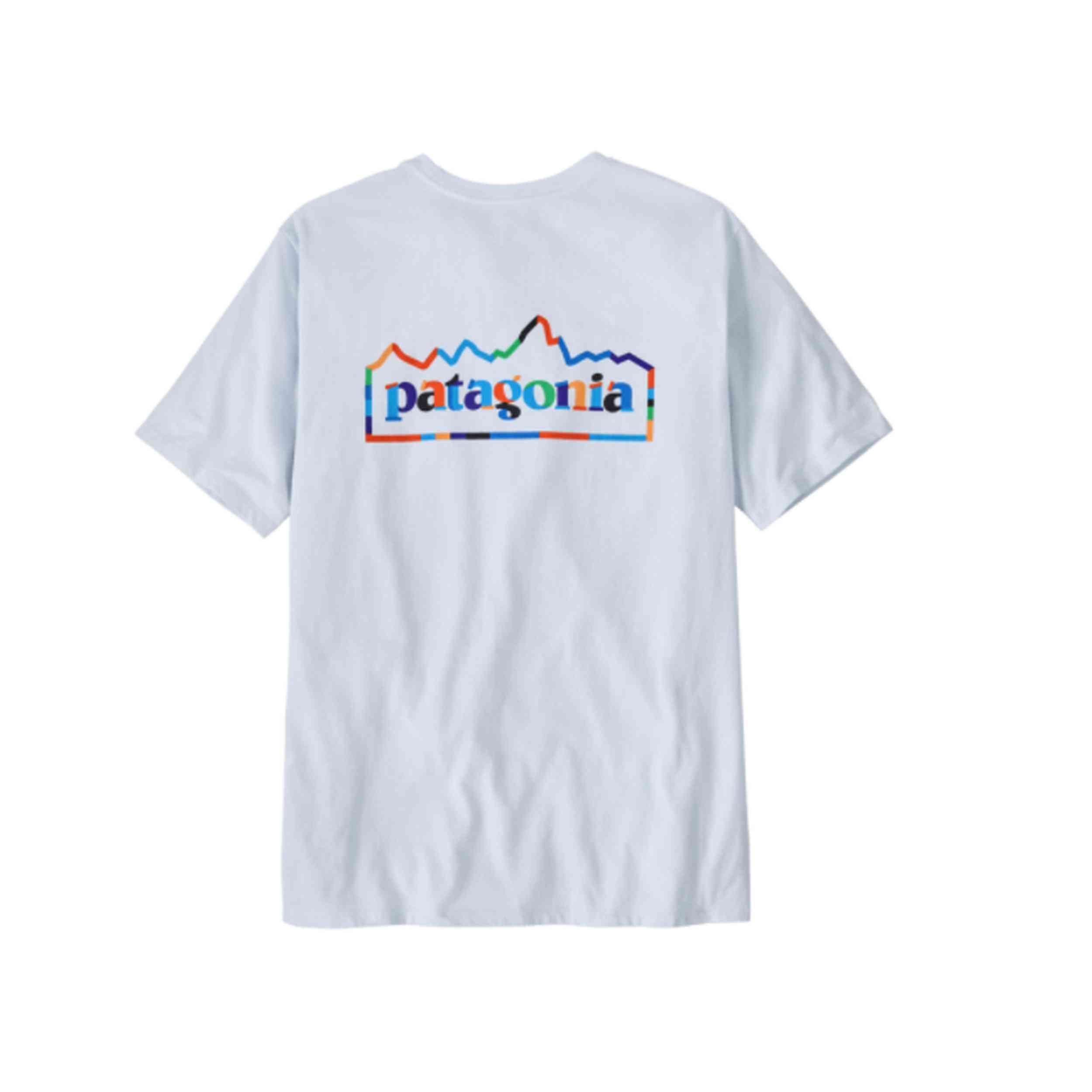 T-shirt Patagonia modèle 37768-WHI pour homme 2/2