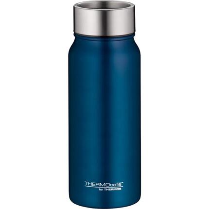 Mug isotherme THERMOcafé 500 ml bleu inox double paroi 360° étanche one‑hand