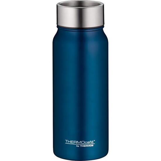 Mug isotherme THERMOcafé 500 ml bleu inox double paroi 360° étanche one‑hand