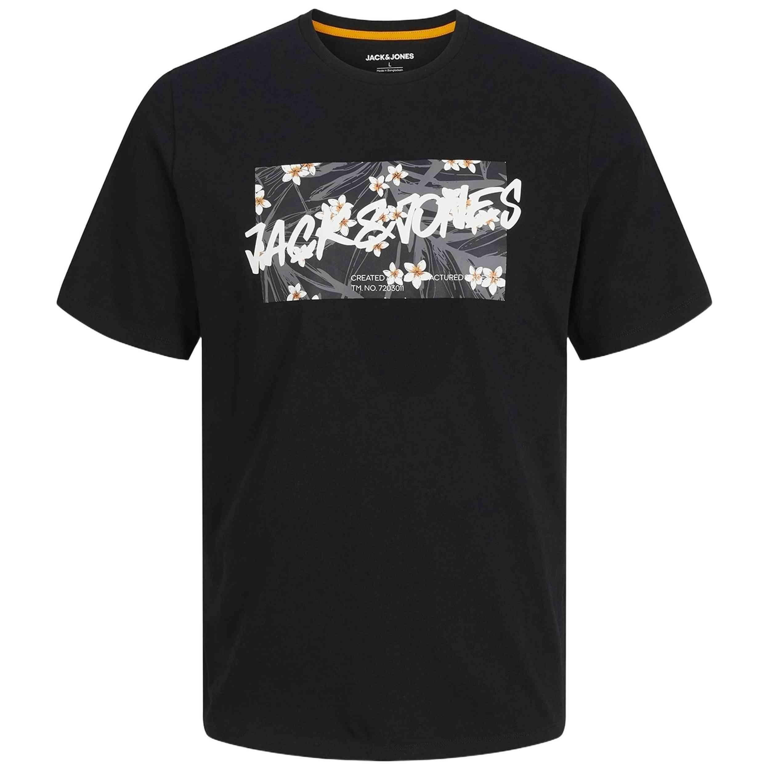 T-shirt Jack&jones modèle 12269324-BLACK pour homme 2/2