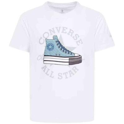 T-shirt met korte mouwen converse model 4cg818-001 voor jongens