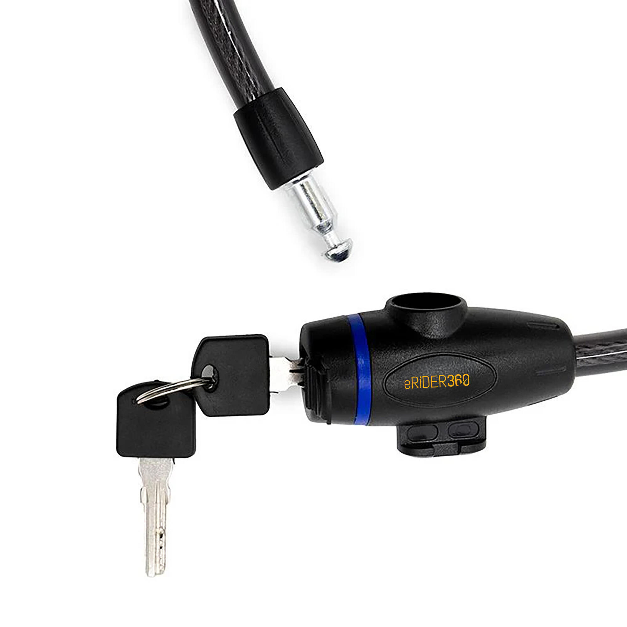 Candado de llave EWLK026 negro 4/5