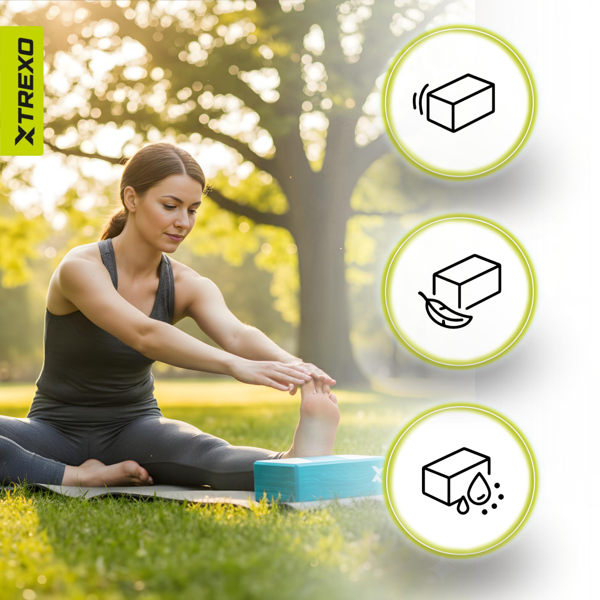 XTREXO TXO-B4Z076-GN bloque de yoga 5/7