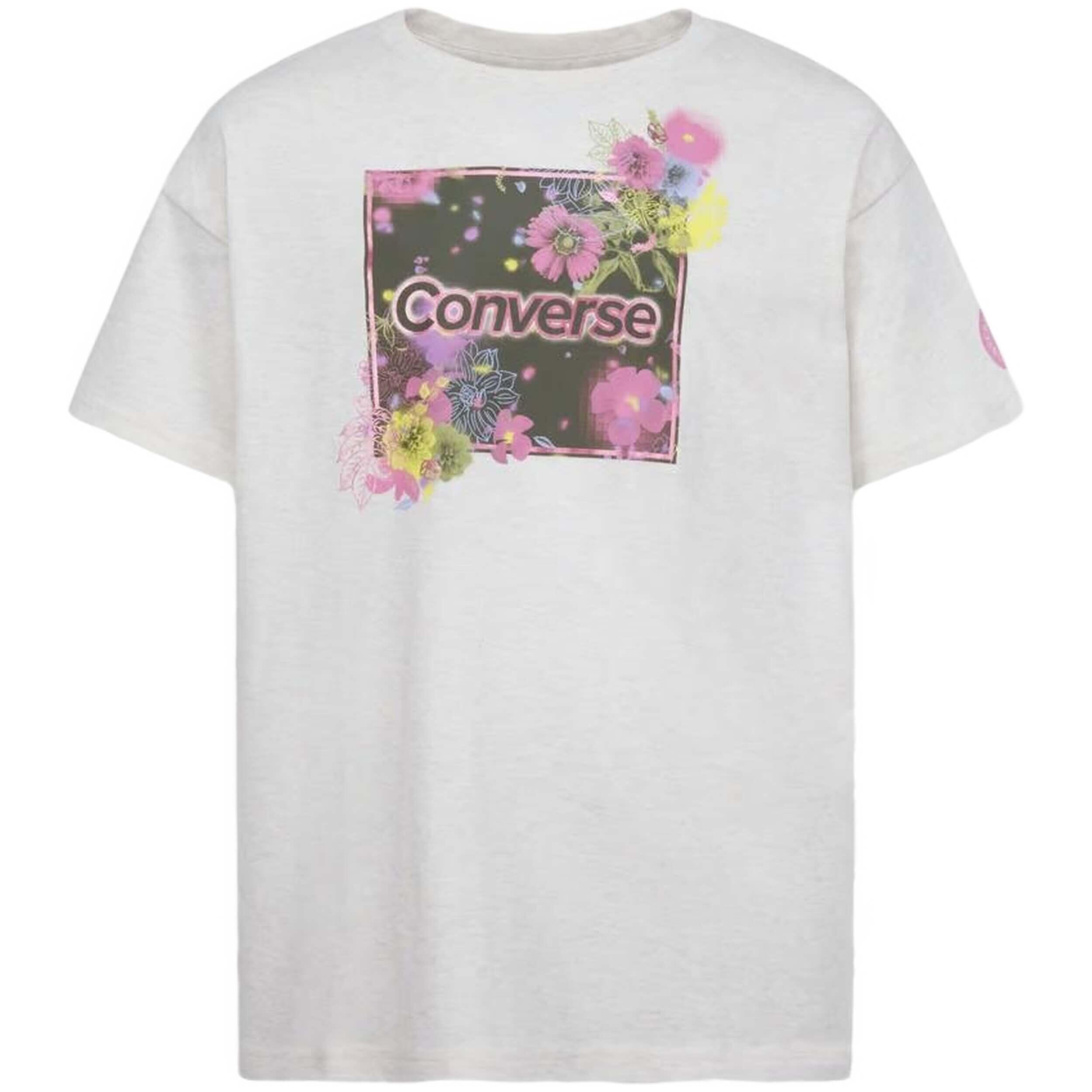T-shirt Converse modèle 4CD853-X7P pour filles 1/3